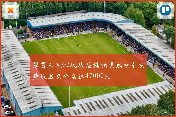 霉霉东决G3观战座椅拍卖成功引发热议成交价高达47000元